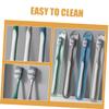 Beavorty 8pcs Men Hard Bristle Toothbrushes Portable Travel Household Use Wear-Resistant Large Head Teeth Cleaning Toothbrush view 2