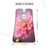 EVANEM One Pink Flower Beard Bib, Men'S Beard Trimmer Catcher, With 3 Suction Cups And 1 Storage Bag, Good Gift For Dad & Husband (73x107cm) view 4