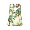 EVANEM Summer Coconut Tree Beard Bib, Men'S Beard Trimmer Catcher, With 3 Suction Cups And 1 Storage Bag, Good Gift For Dad & Husband (73x107cm) view 1