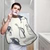 EVANEM Fresh Milk Beard Bib, Men'S Beard Trimmer Catcher, With 3 Suction Cups And 1 Storage Bag, Good Gift For Dad & Husband (73x107cm) view 2