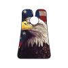 EVANEM Usa Flag And Eagle Beard Bib, Men'S Beard Trimmer Catcher, With 3 Suction Cups And 1 Storage Bag, Good Gift For Dad & Husband (73x107cm) view 1