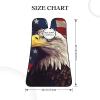 EVANEM Usa Flag And Eagle Beard Bib, Men'S Beard Trimmer Catcher, With 3 Suction Cups And 1 Storage Bag, Good Gift For Dad & Husband (73x107cm) view 4