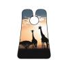 EVANEM Silhouette Of Giraffes On Grass Beard Bib, Men'S Beard Trimmer Catcher, With 3 Suction Cups And 1 Storage Bag, Good Gift For Dad & Husband (73x107cm) view 1