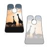 EVANEM Silhouette Of Giraffes On Grass Beard Bib, Men'S Beard Trimmer Catcher, With 3 Suction Cups And 1 Storage Bag, Good Gift For Dad & Husband (73x107cm) view 3