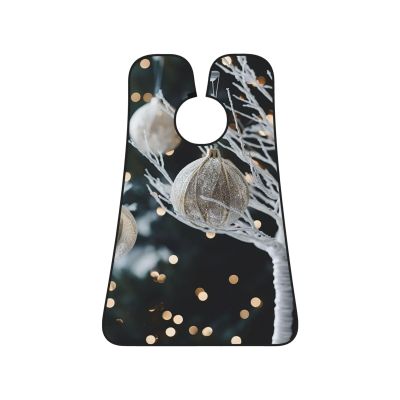 EVANEM Tree Decor Beard Bib, Men'S Beard Trimmer Catcher, With 3 Suction Cups And 1 Storage Bag, Good Gift For Dad & Husband (73x107cm)