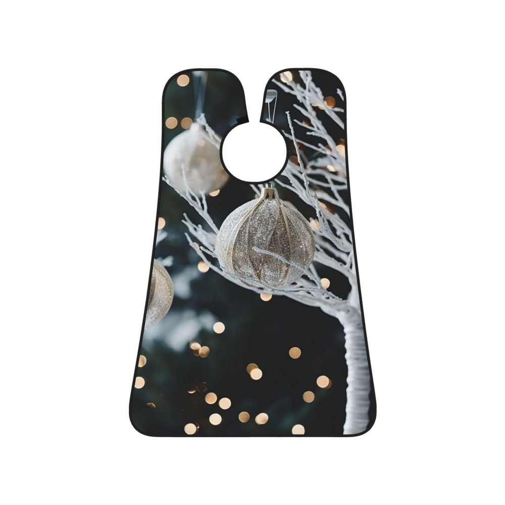 EVANEM Tree Decor Beard Bib, Men'S Beard Trimmer Catcher, With 3 Suction Cups And 1 Storage Bag, Good Gift For Dad & Husband (73x107cm)