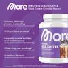 More Protein Iced Coffee, Dark Cookie Crumble, 500 g, 1.1 lbs, 20 Servings, Protein Powder with Instant Coffee, Low in Sugar and Fat  Made in Germany view 3