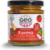Geo Organics Korma Curry Paste 180g (Pack of 3) Serves 4 | Organic Curry Paste | Certified Organic Curry & Vegan Friendly | Authentic Restaurant Recipe Base Korma Indian Food view 1