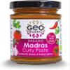 Geo Organics Madras Curry Paste 180g (Pack of 3) Serves 4 | Organic Curry Paste | Certified Organic & Vegan-Friendly | Authentic Restaurant Recipe Base Madras Vegan Food view 1