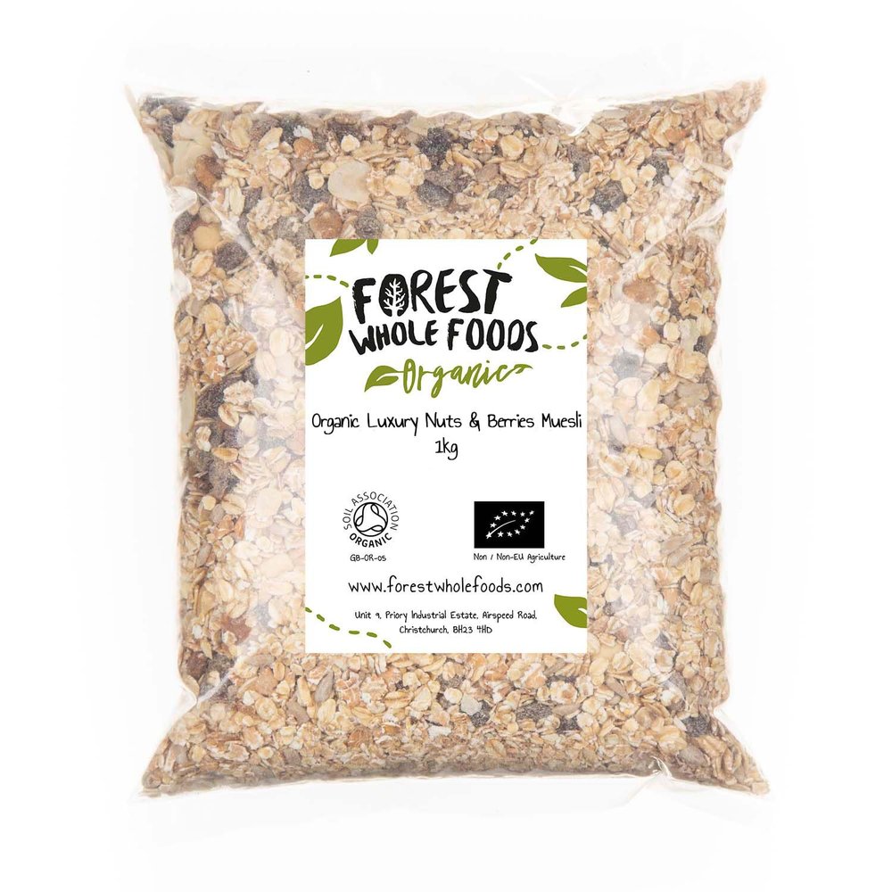 Organic Luxury Nuts & Berries Muesli - Forest Whole Foods (1kg)