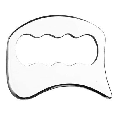 Weduspaty Stainless Steel Gua Sha Tools, 3x4 inch Muscle Scraper Tool for Relieving Fatigue and Pain, Body Gua Sha Tool with Handle for Back, Legs, Arms, Neck, Shoulder