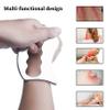 Weduspaty Stainless Steel Gua Sha Tools, 3x4 inch Muscle Scraper Tool for Relieving Fatigue and Pain, Body Gua Sha Tool with Handle for Back, Legs, Arms, Neck, Shoulder view 3