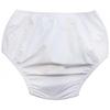 Ladies Mens White - Black Incontinence Waterproof Briefs Pants Knickers - Hospital - UK Made (White, 3XL) view 1