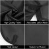 1Piece Bib Apron Beard Beard Shaving Bib, Bib Cape for Beard Shaving with 2 Suction Cups, Gifts for Men Boyfriend Father (black) view 3