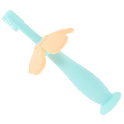 Beavorty Silicone Toothbrush for Boy Girl Soft Bristles Manual Training Toothbrush for Boys and Girls for Teething Oral Care