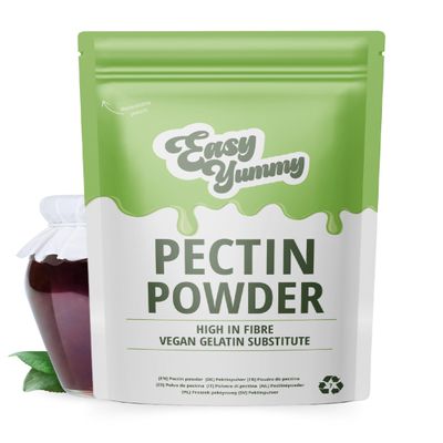 EASY YUMMY - Pectin Powder (100 g), Pectin for jam making, Vegetarian Gelatin substitute