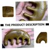 MAGICLULU Sandalwood Scraping Scalp Comb Handheld Hair Caring Comb Wooden Relaxation Massager for Scalp Therapy and Stress Relief view 2