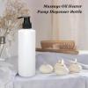 250ml Massage Oil Dispenser, Essential Oil Heater Pump Dispenser Refillable Dispenser Bottle Reusable Cream Shampoo Pump for Massage Oil Heater for Shampoo Conditioner Body Wash view 2