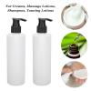 250ml Massage Oil Dispenser, Essential Oil Heater Pump Dispenser Refillable Dispenser Bottle Reusable Cream Shampoo Pump for Massage Oil Heater for Shampoo Conditioner Body Wash view 4
