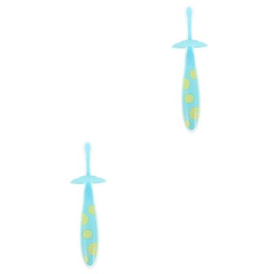 Beavorty 2pcs Non-Slip Toothbrush for Boy Girl Manual Boys and Girls Teeth Cleaner SkyBlue for and Toothbrushing Routine