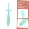 Beavorty 2pcs Non-Slip Toothbrush for Boy Girl Manual Boys and Girls Teeth Cleaner SkyBlue for and Toothbrushing Routine view 3