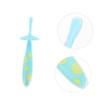 Beavorty 2pcs Non-Slip Toothbrush for Boy Girl Manual Boys and Girls Teeth Cleaner SkyBlue for and Toothbrushing Routine view 4