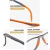 2 Pack Reading Glasses for Men, Sports Ultra-Light Blue Light Blocking Readers (Red+Blue, 2.5, x) view 4
