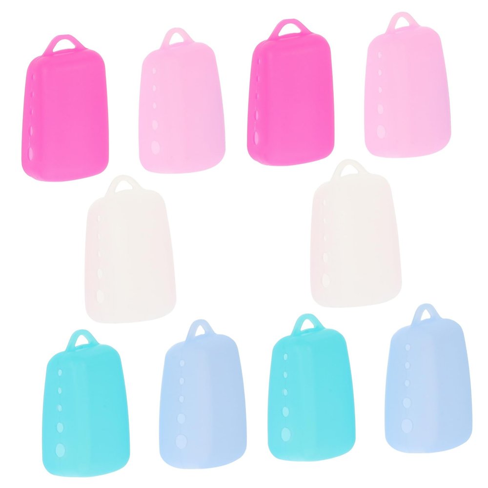 Beavorty 20pcs Toothbrush Covers Silicone Travel Caps for Toothbrush Heads for Oral Trips