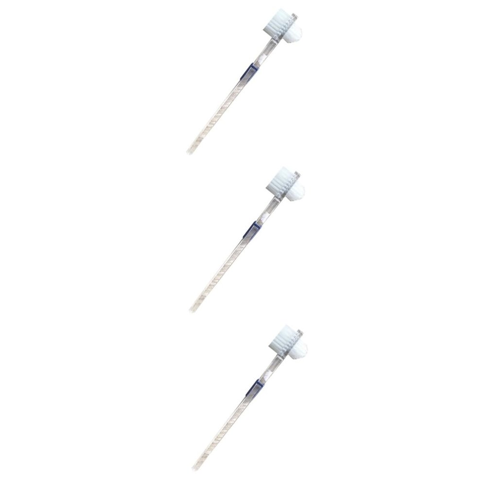 Beavorty 3pcs Sonic Cleaning Brush for Teeth Brush Double-Sided Bristles for False Teeth Cleaning