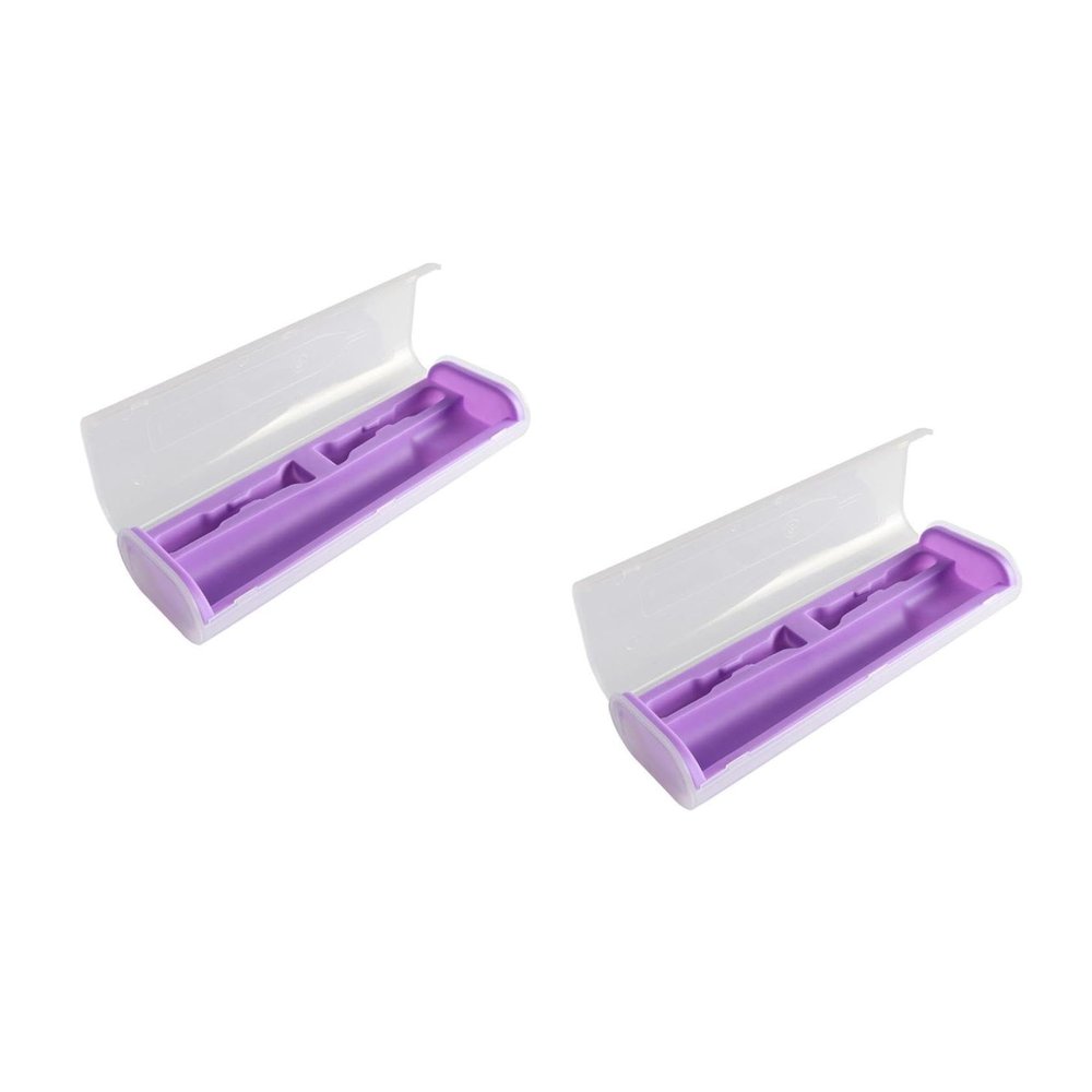Beavorty 2pcs Electric Toothbrush Travel Case Portable Storage Holder Box for Camping for Toothbrush Case and Use