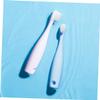 Beavorty 4pcs Boys and Girls Toothbrush Bristles for Dental Oral Care Boy Girl Toothbrushes Tongue Cleaner and Years Old view 2