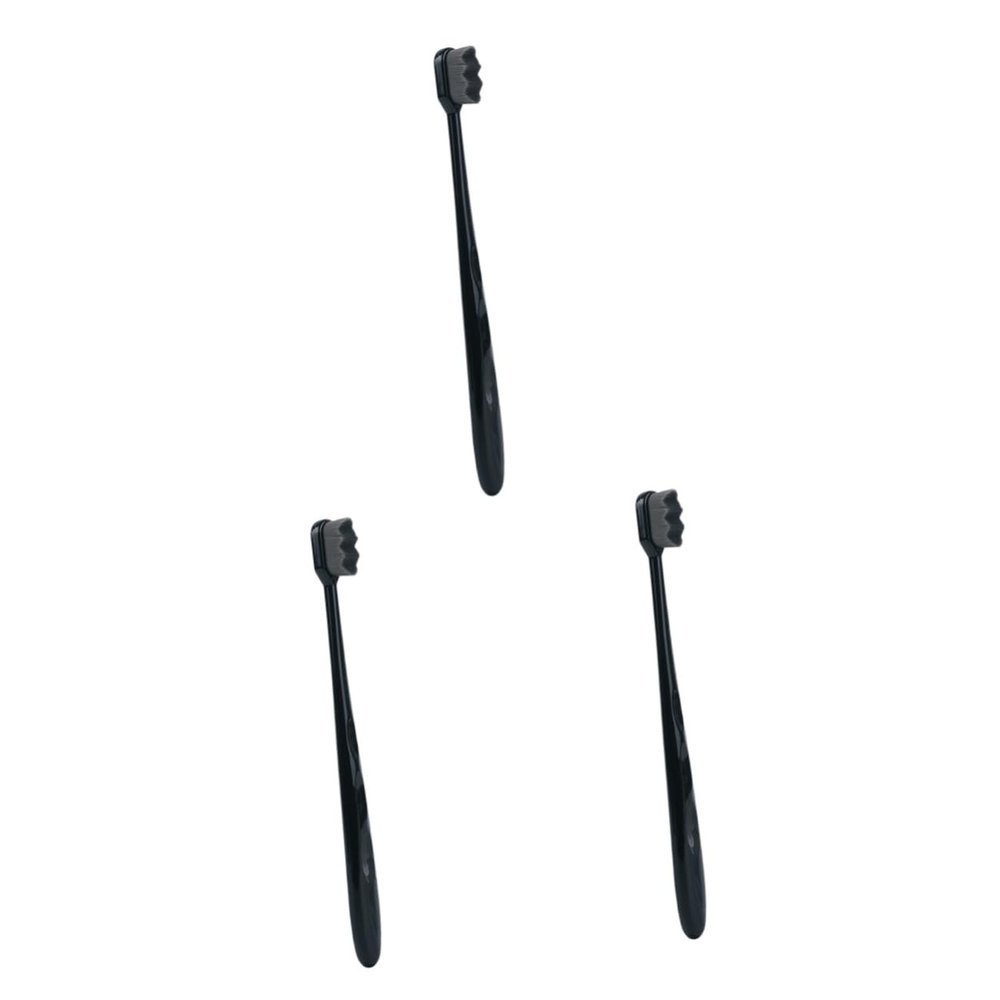 Beavorty 3pcs Toothbrush Boys and Girls Soft Bristles Micro-Nano Oral Care Tool Comfort Grip Easy Cleaning