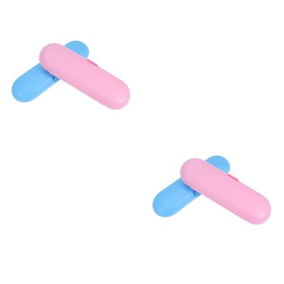 Beavorty 4pcs Electric Toothbrush Case Portable Travel Box for Toothbrush Protection Lightweight and Compact for Travel and Daily Use
