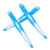 Beavorty 6pcs Denture Care Brush Double Sided Toothbrush for False Teeth Cleaning Non-Slip Handle Portable Denture Brush for Home Use view 4