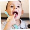 Beavorty 3pcs Silicone Toothbrush Protective Baffle for Boy Girl Boys and Girls Training Toothbrush Soft Bristles for Oral Care for First Use view 3