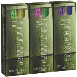 5 X 2 Pack- The Clean Toothbrush | Eco-Friendly and Socially Responsible Manual Toothbrush | Pack of 10 | Made from 100% Biodegradable, Sustainably Grown Moso Bamboo