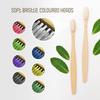 5 X 2 Pack- The Clean Toothbrush | Eco-Friendly and Socially Responsible Manual Toothbrush | Pack of 10 | Made from 100% Biodegradable, Sustainably Grown Moso Bamboo view 2