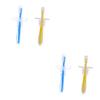 Beavorty 4pcs Silicone Toothbrush Training Bristle Umbrella-Shaped Toothbrush for Boys and Girls for Oral Care at Home Travel view 1