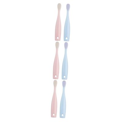 Beavorty 6pcs Boys and Girls Toothbrush Soft-bristled Teeth Nursing Brush Adorable Design for Boy Girl Toothbrush Years Safe Tooth Cleaner