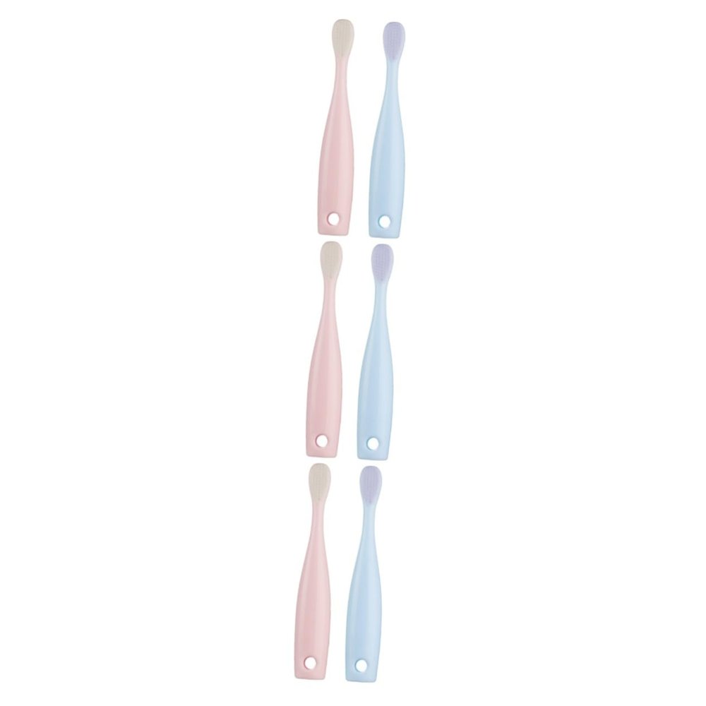 Beavorty 6pcs Boys and Girls Toothbrush Soft-bristled Teeth Nursing Brush Adorable Design for Boy Girl Toothbrush Years Safe Tooth Cleaner
