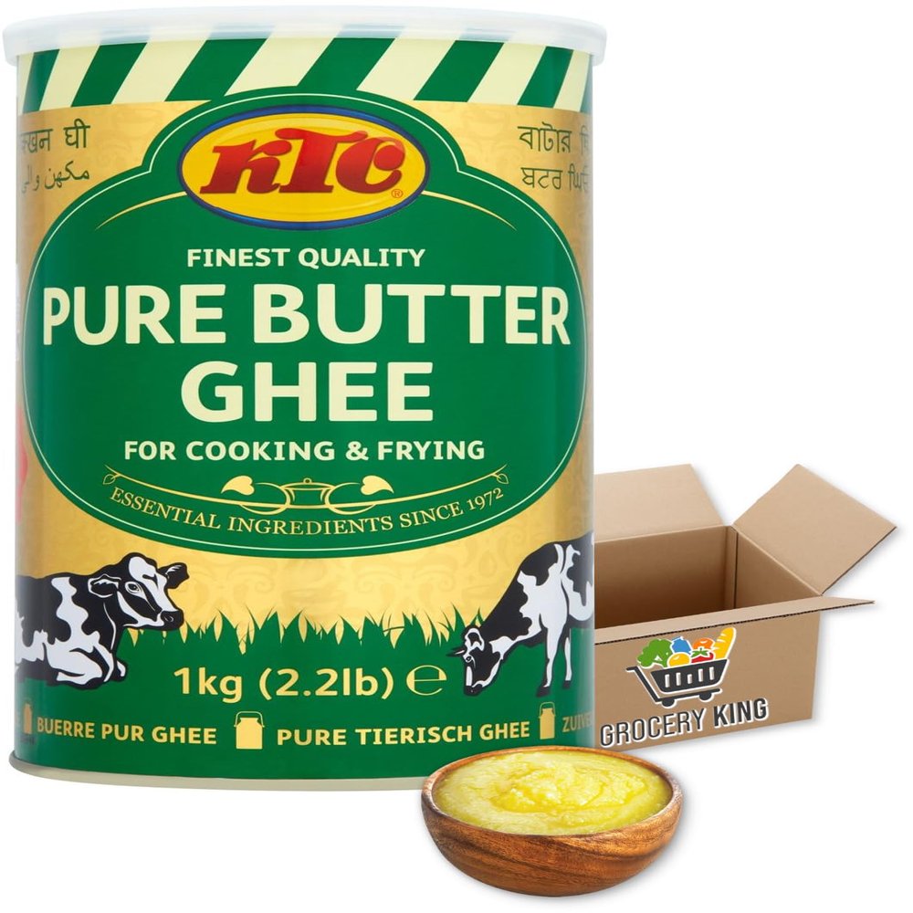 Pure Butter Ghee 2KG | Quality Ghee For Cooking & Frying | Suitable For Vegetarians Grocery King