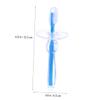 Beavorty U Shaped Toothbrush for Boys and Girls 2pcs Silicone Brush Safety Guard for Training view 3