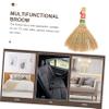 Healeved Woven Bed Sweeper Broom Manual Cleaning Tool for Home Desktop Small Household Broom Handle for Desk Dust view 2