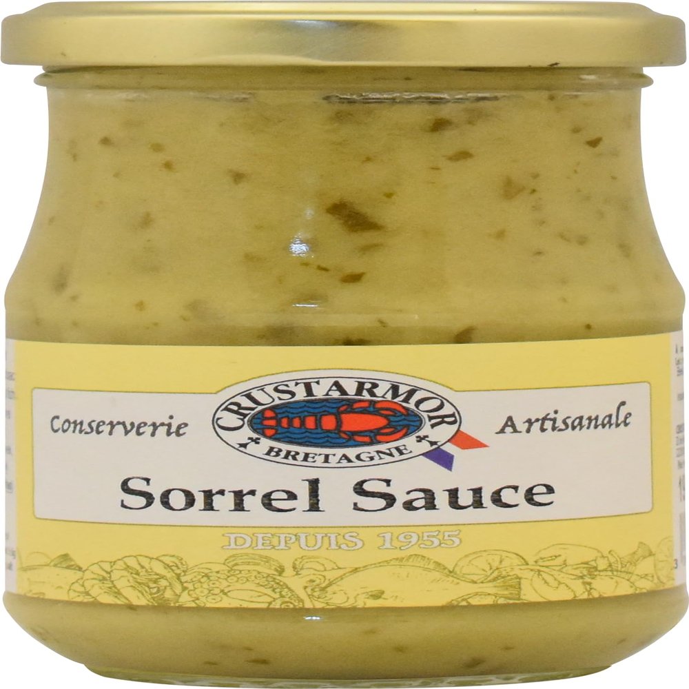 CRUSTARMOR - Sorrel Sauce, Distinctive Tangy Taste, Gourmet Dressing, 6 x 190g