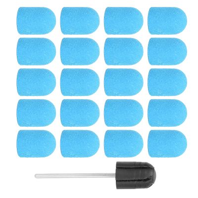 Nail Sanding Band Drill Bit Set Nail Art Polishing Sanding Cap Set Accessory (10 X 15mm) Accessory for Beautiful Nails for Nails, Glass, Plastic, Metal, Stone
