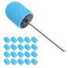 Nail Sanding Band Drill Bit Set Nail Art Polishing Sanding Cap Set Accessory (10 X 15mm) Accessory for Beautiful Nails for Nails, Glass, Plastic, Metal, Stone view 2