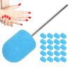 Nail Sanding Band Drill Bit Set Nail Art Polishing Sanding Cap Set Accessory (10 X 15mm) Accessory for Beautiful Nails for Nails, Glass, Plastic, Metal, Stone view 3