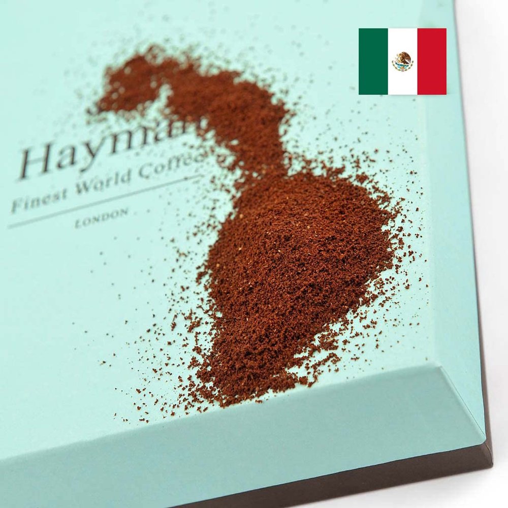 Hayman, 100% Mexico Decaf Specialty Coffee, Ground, Medium Roast, 680g | Fresh Roasted Mexican Coffee, Decaffeinated