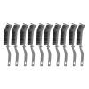 Hard Bristle Brush, Groove Cleaning Tool for Dead Corners Kitchen, 10pcs, Nylon Material view 1