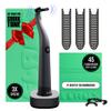 FLAUS Electric Flosser (Shark Tank) 3 Speeds + 45 Refill Heads w/Gentle Gliding Floss for Sensitive Gum Care - Water Flosser Alternative, Dentist Recommended Tooth Flossers, Eco Dental Floss Picks view 1